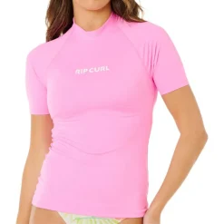 Rip Curl - Women's Molokai S/S Solid UPF Rashguard - Lycra