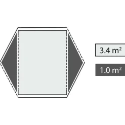 Robens - Aster 3 Pro - 3-Personen Zelt