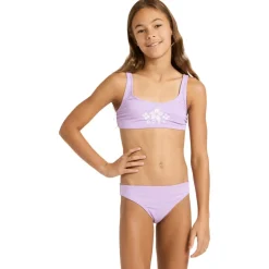 Roxy - Kid's Solid Active RG Bralette Set - Bikini
