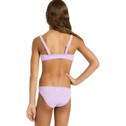 Roxy - Kid's Solid Active RG Bralette Set - Bikini