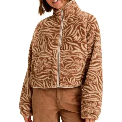 Roxy - Women's Blurry Cloud Print - Fleecejacke