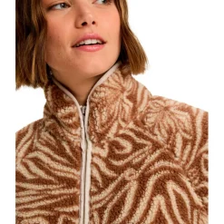Roxy - Women's Blurry Cloud Print - Fleecejacke