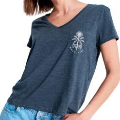 Roxy - Women's Laguna Green V Neck - T-Shirt