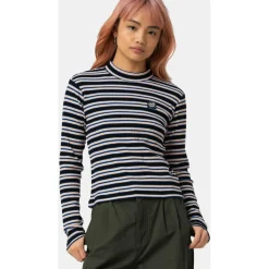 Santa Cruz - Women's Opus Dot Mock Neck L/S Top - Longsleeve