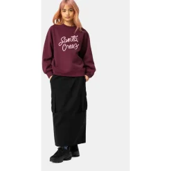 Santa Cruz - Women's Ribbon Script Front Crew - Pullover