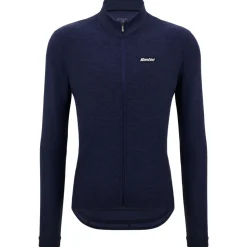 Santini - Pure Block Colour Thermal Cycling Jersey - Radtrikot