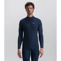 Santini - Pure Block Colour Thermal Cycling Jersey - Radtrikot