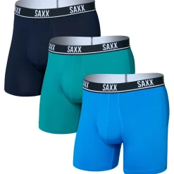 Saxx - Essential Performance Mesh Boxer Brief Fly 3-Pack - Alltagsunterwäsche