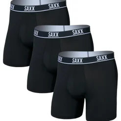 Saxx - Essential Performance Mesh Boxer Brief Fly 3-Pack - Alltagsunterwäsche