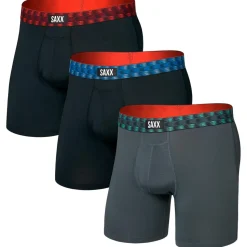 Saxx - Multi-Sport Mesh Boxer Brief Fly 3-Pack - Kunstfaserunterwäsche