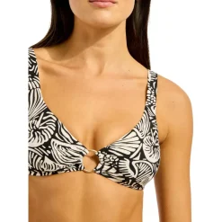 Seafolly - Women's C Shells Ring Front Tank - Bikini-Top