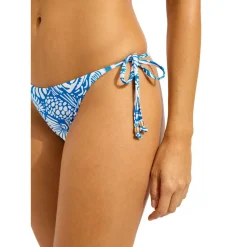 Seafolly - Women's C Shells Tie Side Rio Pant - Bikini-Bottom