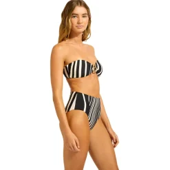 Seafolly - Women's Coastline High Waisted Pant - Bikini-Bottom
