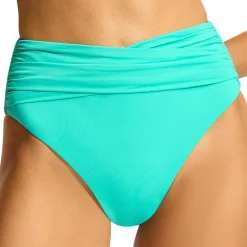 Seafolly - Women's Collective High Waist Wrap Front Pant - Bikini-Bottom
