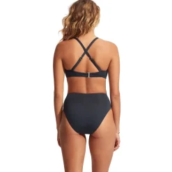Seafolly - Women's Collective High Waist Wrap Front Pant - Bikini-Bottom