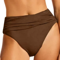 Seafolly - Women's Collective High Waist Wrap Front Pant - Bikini-Bottom