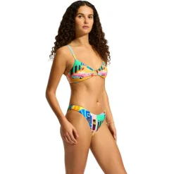 Seafolly - Women's Cuba Ring Front Bralette - Bikini-Top