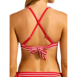 Seafolly - Women's Mesh Effect Multi Fit Longline Tri - Bikini-Top
