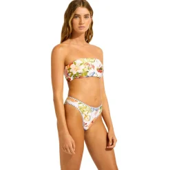 Seafolly - Women's Riviera Coast Reversible Tube Top - Bikini-Top