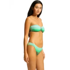 Seafolly - Women's Spectrum Trim Front Bandeau - Bikini-Top