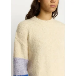 Selfhood - Women's Striped Mohair Sweater - Pullover