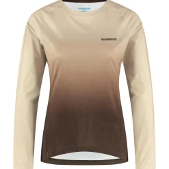 Shimano - Women's Parco L/S Printed Jersey - Radtrikot
