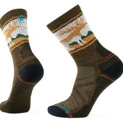 Smartwool - Hike Light Cushion Mountain Moose Crew Socks - Wandersocken