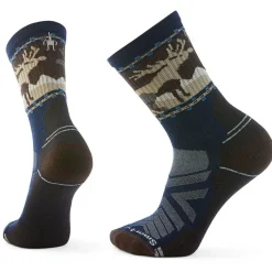 Smartwool - Hike Light Cushion Mountain Moose Crew Socks - Wandersocken