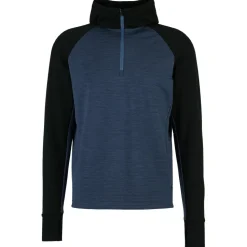 Stoic - MerinoFleece260 FlenSt. Half Zip with Hood - Merinohoodie
