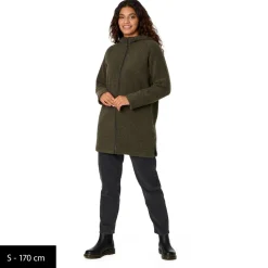 Stoic - Women's MerinoPile RissnaSt. Long Jacket - Mantel