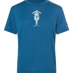 super.natural - Kid's Scrambler Tee - Merinoshirt