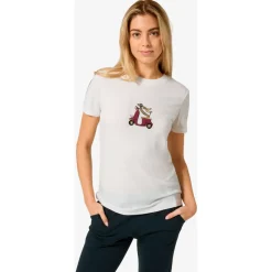 super.natural - Women's Racing Dachshund Bio Jersey Tee - Merinoshirt