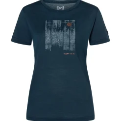 super.natural - Women's Wonder Wald Tee - Merinoshirt