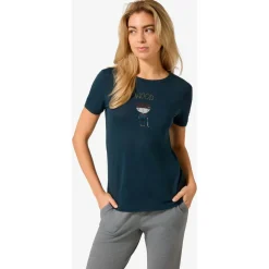 super.natural - Women's Wood Craftine Tee - Merinoshirt