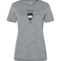 super.natural - Women's Wood Craftine Tee - Merinoshirt