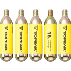 Topeak - CO2 Kartuschen mit Gewinde (5er Set) - CO2-Pumpe