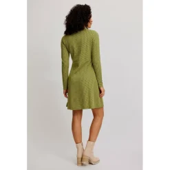 Tranquillo - Women's Gestricktes Swing-Kleid im Retro-Look - Kleid