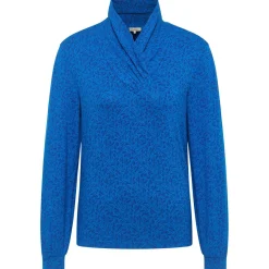 Tranquillo - Women's Jersey-Shirt mit Kragen - Longsleeve