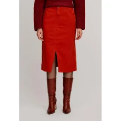 Tranquillo - Women's Langer Rock mit Schlitz - Rock