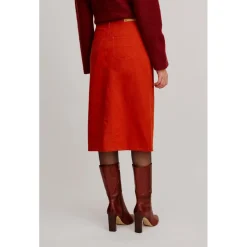 Tranquillo - Women's Langer Rock mit Schlitz - Rock