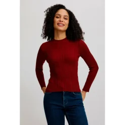 Tranquillo - Women's Seidiges EcoVero-Shirt Round Neck - Longsleeve