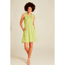 Tranquillo - Women's Tailliertes Jersey-Kleid - Kleid