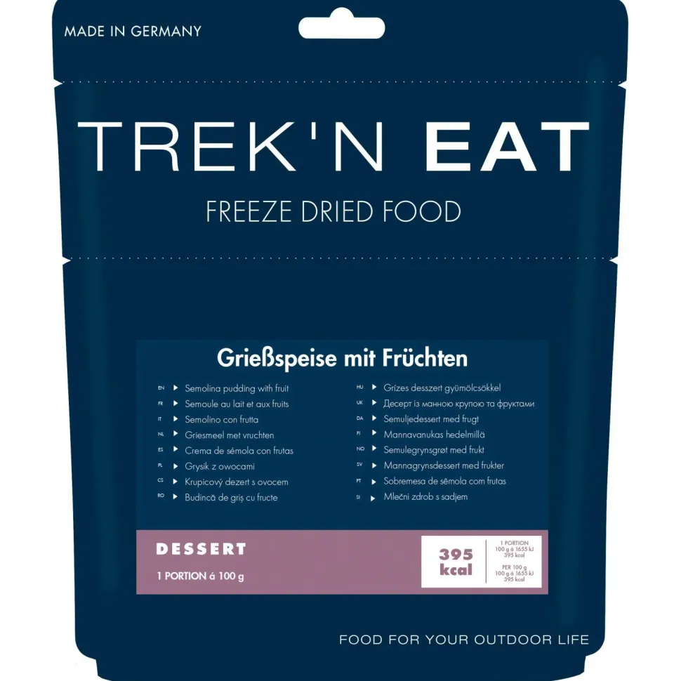 Trek'n Eat - Semolina Pudding with Fruits