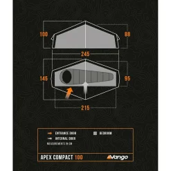 Vango - Apex Compact 100 - 1-Personen Zelt