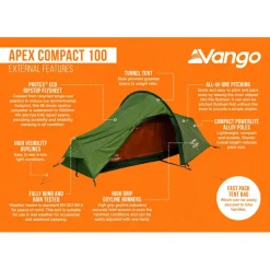 Vango - Apex Compact 100 - 1-Personen Zelt
