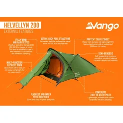 Vango - Helvellyn 200 - 2-Personen Zelt