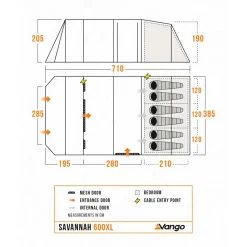 Vango - Savannah 600XL Package - Gruppenzelt