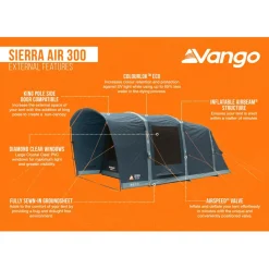 Vango - Sierra Air 300 - 3-Personen Zelt
