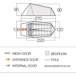 Vango - Soul 200 - 2-Personen Zelt