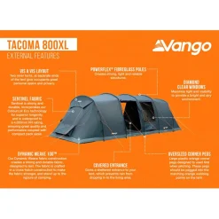 Vango - Tacoma 800XL Package - Gruppenzelt